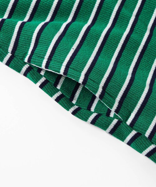 apres les cours（アプレレクール）の「【WEB限定】ショート丈ロゴTシャツ×キャミワンピ2Pセット（ワンピース・キッズ・グリーン/ピンク・100/120/130/140/110/90）」の14枚目の写真