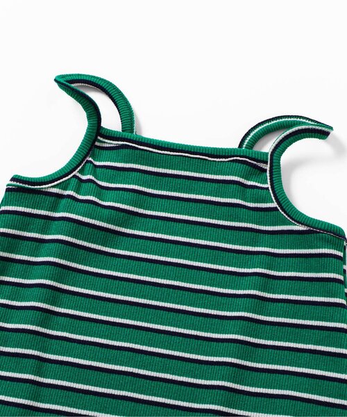 apres les cours（アプレレクール）の「【WEB限定】ショート丈ロゴTシャツ×キャミワンピ2Pセット（ワンピース・キッズ・グリーン/ピンク・100/120/130/140/110/90）」の13枚目の写真