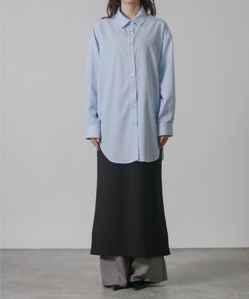NYLAUS(ナイラス)の「【SG】ラッシュガードBIGシャツ 長袖シャツ オーバーサイズシャツ(シャツ/ブラウス・レディース・ブルー/イエロー/ブルー系その他/ホワイト/イエロー系その他/ブルー系その他2・M)」の17枚目の写真