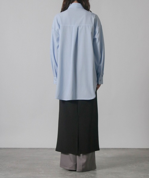 NYLAUS(ナイラス)の「【SG】ラッシュガードBIGシャツ 長袖シャツ オーバーサイズシャツ(シャツ/ブラウス・レディース・ブルー/イエロー/ブルー系その他/ホワイト/イエロー系その他/ブルー系その他2・M)」の19枚目の写真