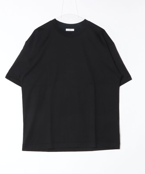 ATON(エイトン)の「【ATON】 SUVIN 60/2 OVERSIZED T-SHIRT(Tシャツ/カットソー・メンズ・カーキ/ホワイト/ブラック・6/4)」の3枚目の写真