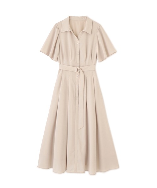 NATURAL BEAUTY BASIC（ナチュラルビューティーベーシック）の「【sweet4月号掲載】【ちょうど、いい服】“初めまして”がうまくいく好印象ワンピース（シャツワンピース・レディース・ベージュ/ネイビー/イエロー/ブルー・SMALL/MEDIUM/LARGE/P/S）」の12枚目の写真