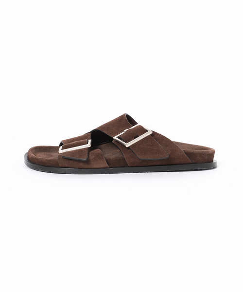 journal standard L'essage(ジャーナルスタンダードレサージュ)の「【ALOHAS/アロハス】 Alba Suede Brown Leather Sandals:サンダル(サンダル・レディース・ブラウン・37/36/39/38/40)」の3枚目の写真