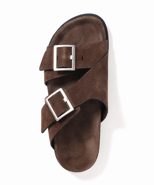 journal standard L'essage(ジャーナルスタンダードレサージュ)の「【ALOHAS/アロハス】 Alba Suede Brown Leather Sandals:サンダル(サンダル・レディース・ブラウン・37/36/39/38/40)」の7枚目の写真