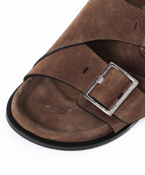 journal standard L'essage(ジャーナルスタンダードレサージュ)の「【ALOHAS/アロハス】 Alba Suede Brown Leather Sandals:サンダル(サンダル・レディース・ブラウン・37/36/39/38/40)」の11枚目の写真