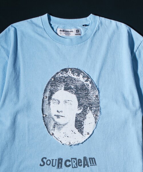 WHO'S WHO gallery(フーズフーギャラリー)の「【Soucream】VenusリメイクスタッズTEE(Tシャツ/カットソー・レディース・ホワイト/チャコールグレー/グレー/ピンク/サックスブルー・SMALL/MEDIUM)」の12枚目の写真