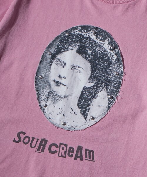 WHO'S WHO gallery(フーズフーギャラリー)の「【Soucream】VenusリメイクスタッズTEE(Tシャツ/カットソー・レディース・ホワイト/チャコールグレー/グレー/ピンク/サックスブルー・SMALL/MEDIUM)」の15枚目の写真