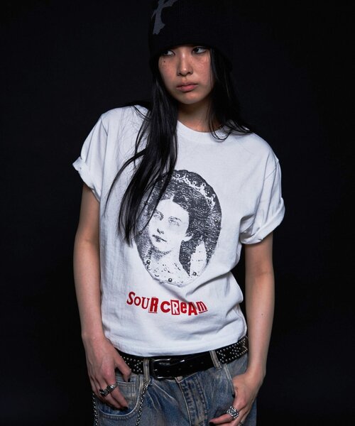 WHO'S WHO gallery(フーズフーギャラリー)の「【Soucream】VenusリメイクスタッズTEE(Tシャツ/カットソー・レディース・ホワイト/チャコールグレー/グレー/ピンク/サックスブルー・SMALL/MEDIUM)」の20枚目の写真