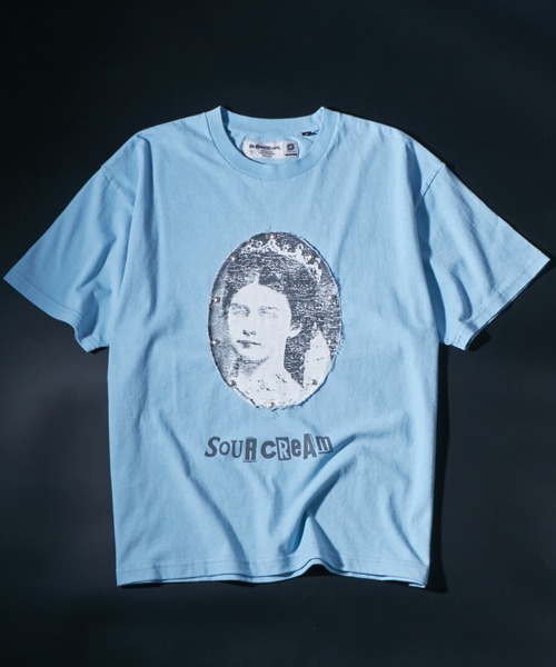 WHO'S WHO gallery(フーズフーギャラリー)の「【Soucream】VenusリメイクスタッズTEE(Tシャツ/カットソー・レディース・ホワイト/チャコールグレー/グレー/ピンク/サックスブルー・SMALL/MEDIUM)」の4枚目の写真