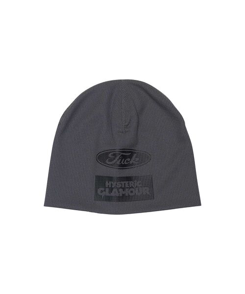 HYSTERIC GLAMOUR（ヒステリックグラマー）の「LOGO SCRATCH ビーニー（キャップ・メンズ・ブラック/ネイビー/グレー・FREE）」の3枚目の写真