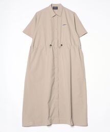 THOUSAND MILE | THOUSAND MILE/サウザンドマイル　ショートスリーブスナップワンピース　SHORT SLEEVEE SNAP ONE PIECE High Air Permeability(ワンピース)