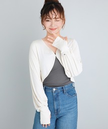 【Yoki】ショート丈ボレロカーディガン