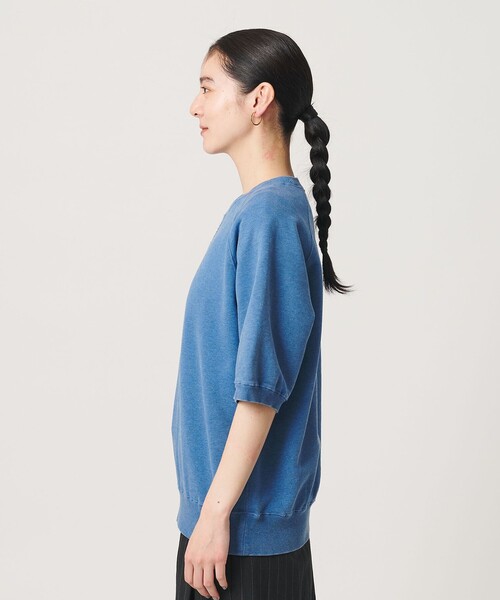 BEAUTY&YOUTH UNITED ARROWS(ビューティーアンドユースユナイテッドアローズ)の「コットン裏毛 ショートスリーブ スウェットプルオーバー(スウェット・レディース・コバルトブルー/ダークブラウン・FREE)」の10枚目の写真