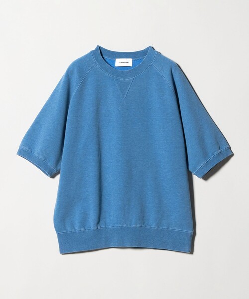 BEAUTY&YOUTH UNITED ARROWS(ビューティーアンドユースユナイテッドアローズ)の「コットン裏毛 ショートスリーブ スウェットプルオーバー(スウェット・レディース・コバルトブルー/ダークブラウン・FREE)」の12枚目の写真