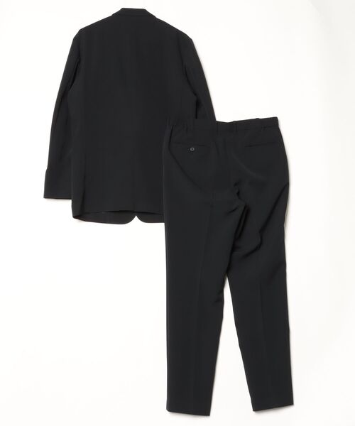 Perfect Suit FActory（パーフェクトスーツファクトリー）の「【lightsewing　suit】　ダブルクロススーツセットアップ　スリムライン（スーツセット・メンズ・チャコールグレー/ネイビー/ブラック・S/M/L/LL）」の5枚目の写真
