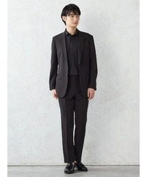 Perfect Suit FActory（パーフェクトスーツファクトリー）の「【上下セット】ライト(軽量)セットアップスーツ 【スリムライン】 ブラック C.グレー ネイビー（スーツセット）」