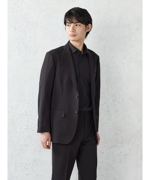 Perfect Suit FActory(パーフェクトスーツファクトリー)の「【上下セット】ライト(軽量)セットアップスーツ 【スリムライン】 ブラック/C.グレー/ネイビー(セットアップ・メンズ・チャコールグレー/ネイビー/ブラック・S/M/L/LL)」の5枚目の写真