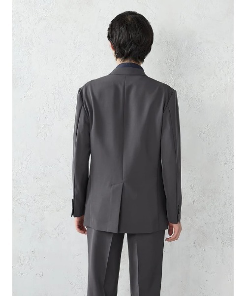 Perfect Suit FActory(パーフェクトスーツファクトリー)の「【上下セット】ライト(軽量)セットアップスーツ 【スリムライン】 ブラック/C.グレー/ネイビー(セットアップ・メンズ・チャコールグレー/ネイビー/ブラック・S/M/L/LL)」の9枚目の写真