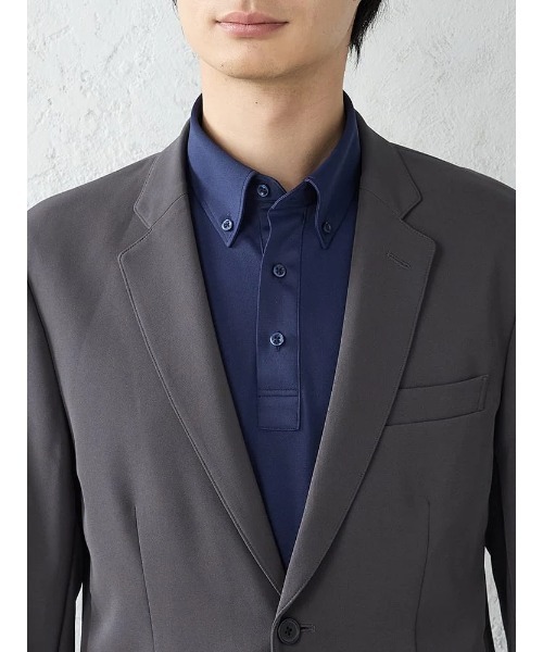Perfect Suit FActory(パーフェクトスーツファクトリー)の「【上下セット】ライト(軽量)セットアップスーツ 【スリムライン】 ブラック/C.グレー/ネイビー(セットアップ・メンズ・チャコールグレー/ネイビー/ブラック・S/M/L/LL)」の11枚目の写真