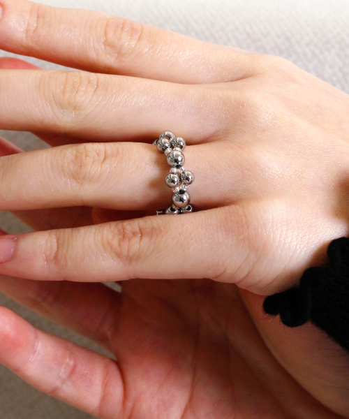 NOONOO FINGERS（ヌヌフィンガーズ）の「バブルペブルリング（リング・レディース・その他・MEDIUM/SMALL）」の3枚目の写真
