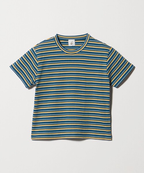6(ロク)の「<6(ROKU)>コットン フライス Tシャツ 26SS(Tシャツ/カットソー・レディース・ホワイト/ピンク/ライトブルー/ブラック/その他1/ワイン/その他2・FREE)」の7枚目の写真