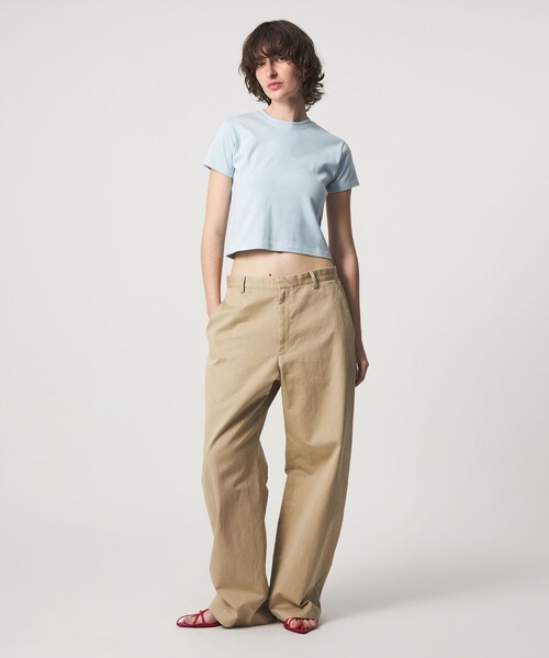 6(ロク)の「<6(ROKU)>コットン フライス Tシャツ 26SS(Tシャツ/カットソー・レディース・ホワイト/ピンク/ライトブルー/ブラック/その他1・FREE)」の7枚目の写真