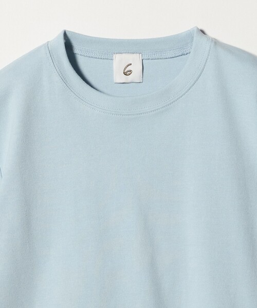 6(ロク)の「<6(ROKU)>コットン フライス Tシャツ 26SS(Tシャツ/カットソー・レディース・ホワイト/ピンク/ライトブルー/ブラック/その他1・FREE)」の10枚目の写真