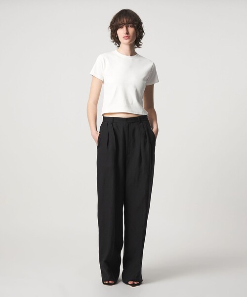 6(ロク)の「<6(ROKU)>コットン フライス Tシャツ 26SS(Tシャツ/カットソー・レディース・ホワイト/ピンク/ライトブルー/ブラック/その他1/ワイン/その他2・FREE)」の13枚目の写真