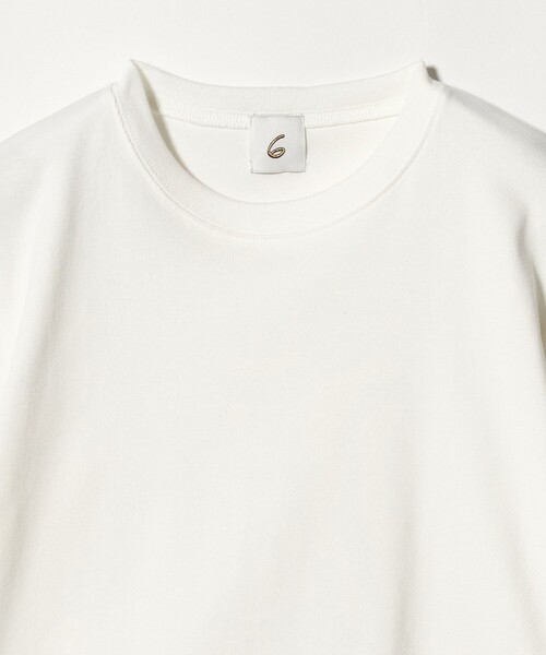 6(ロク)の「<6(ROKU)>コットン フライス Tシャツ 26SS(Tシャツ/カットソー・レディース・ホワイト/ピンク/ライトブルー/ブラック/その他1/ワイン/その他2・FREE)」の15枚目の写真