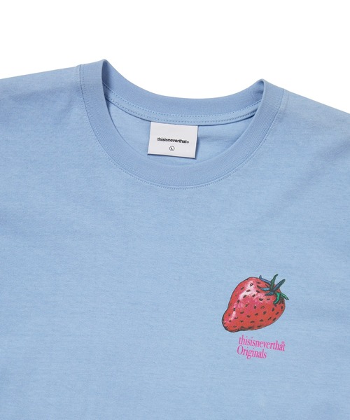 thisisneverthat(ディスイズネバーザット)の「Strawberry Tee(Tシャツ/カットソー・メンズ・ライトオリーブ/ブルー系その他/オートミール・L/M/S/XL)」の8枚目の写真