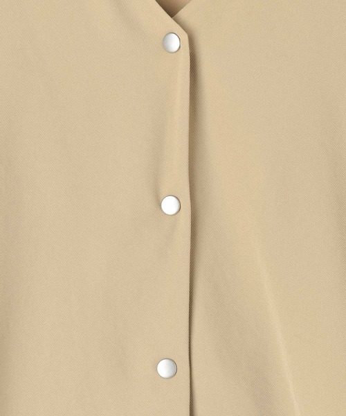LEPSIM(レプシィム)の「マルメリカーデ7分袖シャツ 639527(シャツ/ブラウス・レディース・ネイビー/チャコールグレー/ベージュ系その他・FREE)」の12枚目の写真