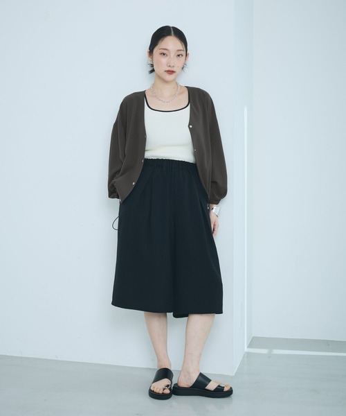 LEPSIM(レプシィム)の「マルメリカーデ7分袖シャツ 639527(シャツ/ブラウス・レディース・ネイビー/チャコールグレー/ベージュ系その他・FREE)」の18枚目の写真