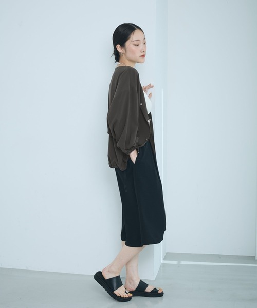 LEPSIM(レプシィム)の「マルメリカーデ7分袖シャツ 639527(シャツ/ブラウス・レディース・ネイビー/チャコールグレー/ベージュ系その他・FREE)」の19枚目の写真