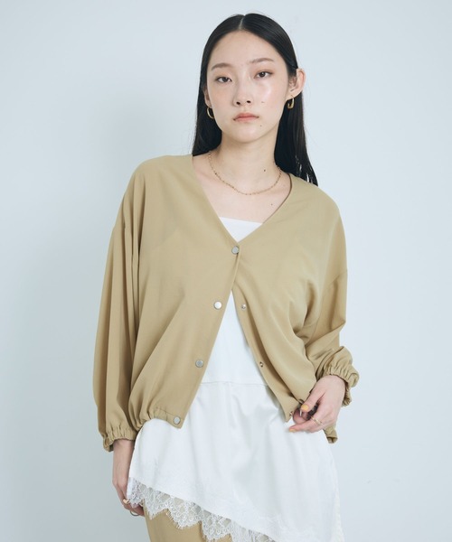 LEPSIM(レプシィム)の「マルメリカーデ7分袖シャツ 639527(シャツ/ブラウス・レディース・ネイビー/チャコールグレー/ベージュ系その他・FREE)」の22枚目の写真