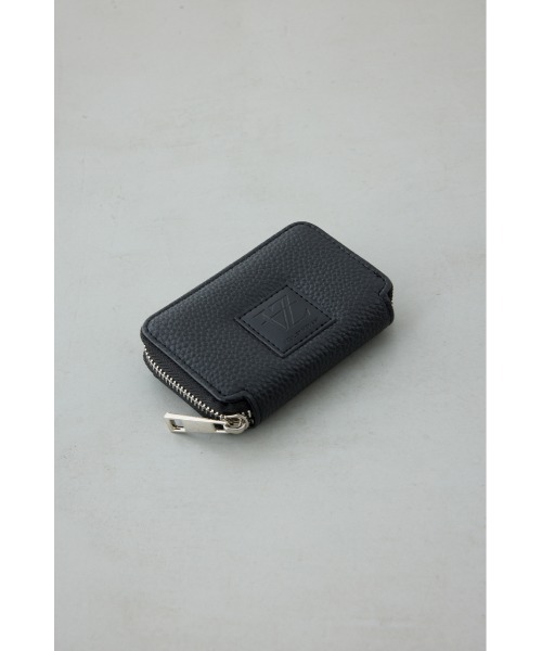 AZUL by moussy（アズールバイマウジー）の「パッチ合皮ミニ財布（財布・メンズ・ブラック/グレー・FREE）」の5枚目の写真