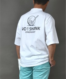 COMON GOLF（コモンゴルフ）の「冷感プレーティング 天竺素材ビッグサイズ バックプリント半袖 モックネックゴルフシャツ（Tシャツ/カットソー）」