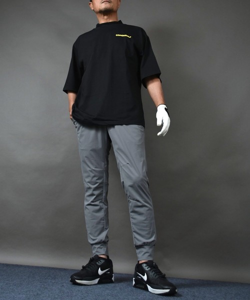 COMON GOLF（コモンゴルフ）の「冷感プレーティング 天竺素材ビッグサイズ バックプリント半袖 モックネックゴルフシャツ（Tシャツ/カットソー・メンズ・ブラック/ホワイト・L/M/XXL/XL）」の10枚目の写真