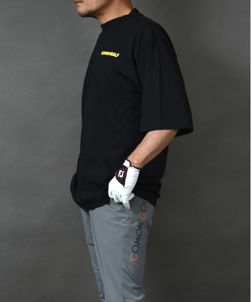 COMON GOLF（コモンゴルフ）の「冷感プレーティング 天竺素材ビッグサイズ バックプリント半袖 モックネックゴルフシャツ（Tシャツ/カットソー・メンズ・ブラック/ホワイト・L/M/XXL/XL）」の21枚目の写真