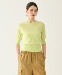 ESTNATION | ESTNATION / クリアコットンクルーネックニット(ニット/セーター)