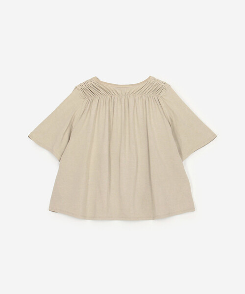 Bshop(ビショップ)の「WL | ナチュラルダイ ミントジャージーTシャツ WOMEN(Tシャツ/カットソー・レディース・ブラック/グレイッシュベージュ・F)」の11枚目の写真