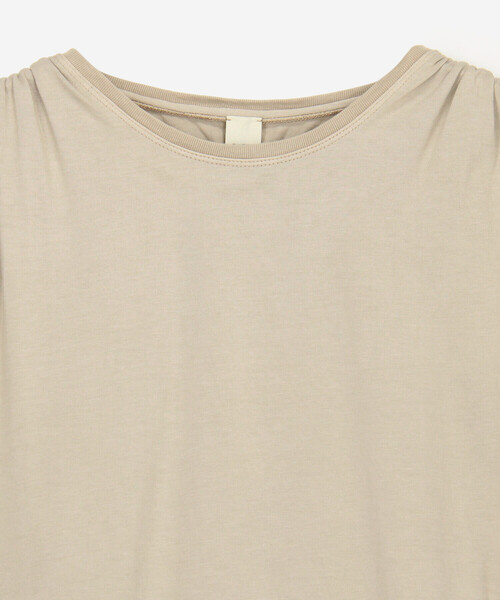 Bshop(ビショップ)の「WL | ナチュラルダイ ミントジャージーTシャツ WOMEN(Tシャツ/カットソー・レディース・ブラック/グレイッシュベージュ・F)」の10枚目の写真