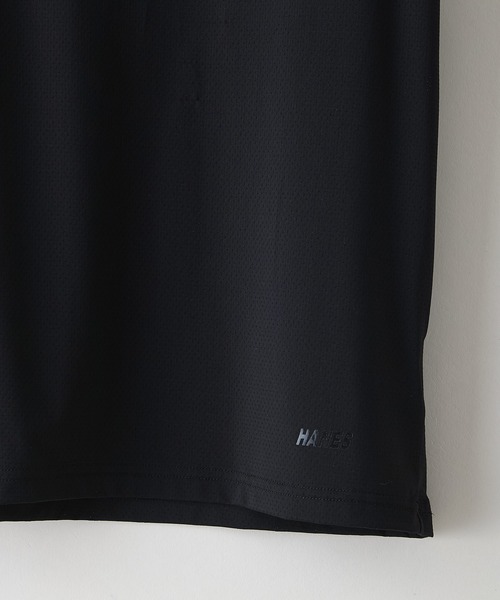 HANES(ヘインズ)の「【HANES/ヘインズ】ひんやり 接触冷感 COOLタッチ クルーネックTシャツ 半袖 吸汗速乾 涼しい ドライ インナー 夏用 丸首(Tシャツ/カットソー・メンズ・ホワイト/ブラック・MEDIUM/X-LARGE/LARGE)」の8枚目の写真