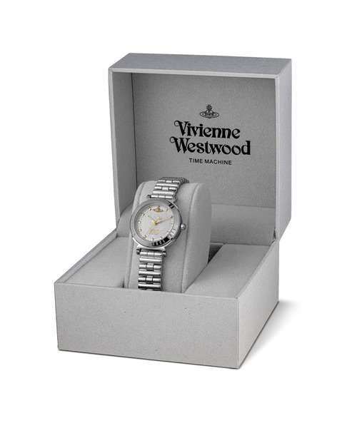 Vivienne Westwood(ヴィヴィアンウエストウッド)の「「Vivienne Westwood/ヴィヴィアン・ウエストウッド」チェルシー - レディース シルバー ホワイト ダイヤル & シルバー ブレスレット(アナログ腕時計・レディース・シルバー・30mm)」の9枚目の写真
