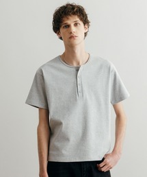 LURAKU（ルラク）の「【LURAKU】Henry Neck Short Sleeve Tee / ヘンリーネック半袖Tシャツ（Tシャツ/カットソー）」