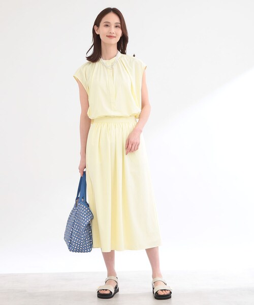 Reflect(リフレクト)の「【UVカット】ラッシュガードスカート(スカート・レディース・ブラック/サックスブルー/ライトイエロー系・11/09/07)」の14枚目の写真