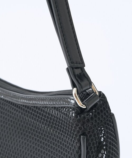 RIVE DROITE(リヴドロワ)の「予約【アレンジ自在】ポーチsetメッシュミニバッグ(ハンドバッグ・レディース・ブラック/レッド・FREE)」の9枚目の写真