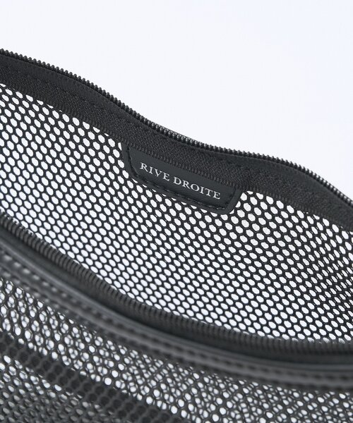RIVE DROITE(リヴドロワ)の「予約【アレンジ自在】ポーチsetメッシュミニバッグ(ハンドバッグ・レディース・ブラック/レッド・FREE)」の11枚目の写真