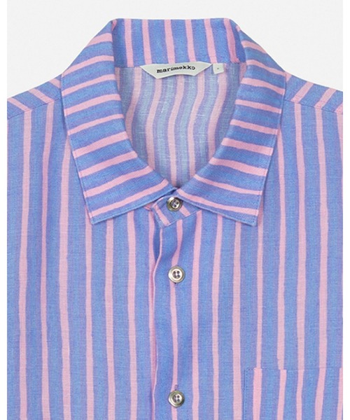 marimekko（マリメッコ）の「Jokapoika / Linen shirt（シャツ/ブラウス・レディース・ラベンダー・SMALL/MEDIUM/X-SMALL/LARGE）」の7枚目の写真