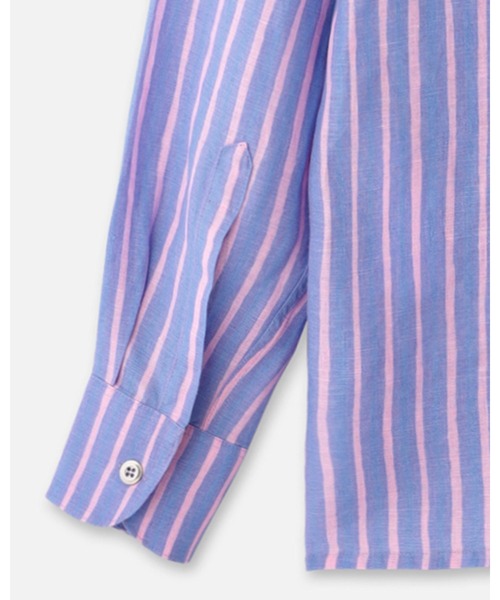 marimekko（マリメッコ）の「Jokapoika / Linen shirt（シャツ/ブラウス・レディース・ラベンダー・SMALL/MEDIUM/X-SMALL/LARGE）」の9枚目の写真