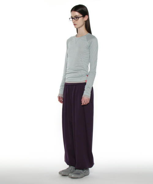 PARTIMENTO WOMEN（パルティメントウィメン）の「PWC シア レグラン スティッチ ロングスリーブT_ミント（Tシャツ/カットソー・レディース・その他・SMALL/MEDIUM/LARGE）」の3枚目の写真